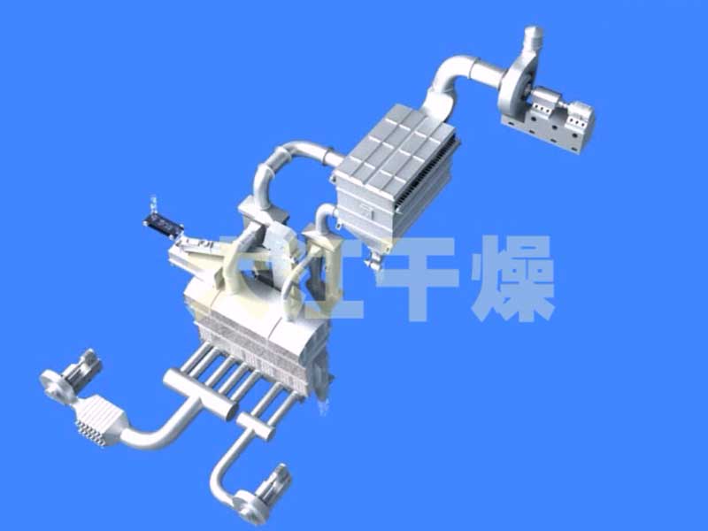 內加熱流化床干燥設備